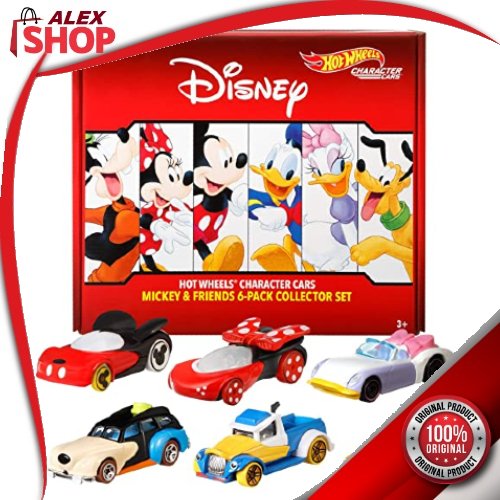 Hot Vheels Disney autići Miki maus i prijatelji 6 komada