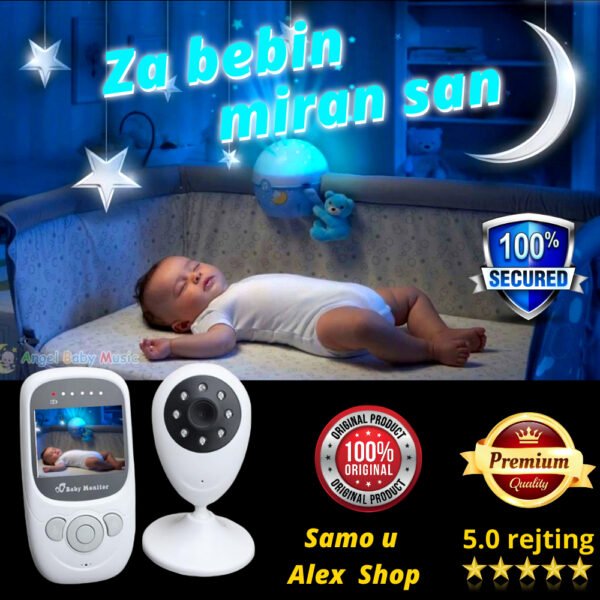 Bežična kamera za snimanje beba - digitalni 2.4'' TFT LCD monitor