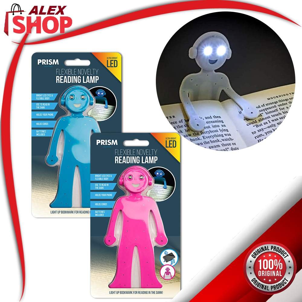 Fleksibilna lampa za čitanje knjiga držač i obeleživača