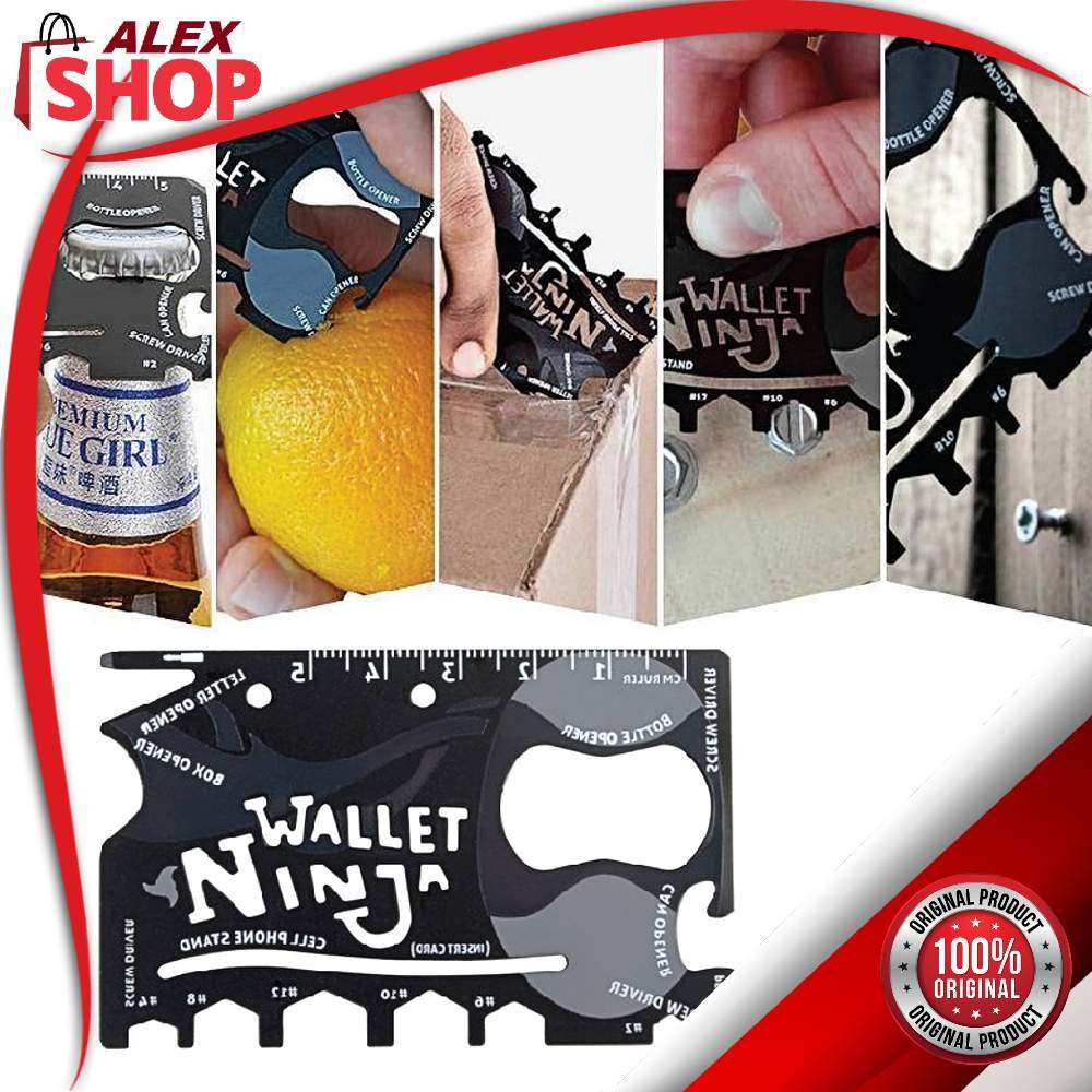 18 u 1 alat kartica Wallet Ninja od nerdjajućeg čelika